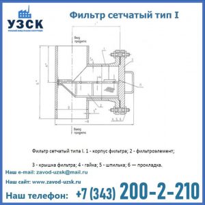 Фильтр сетчатый ФС по Т-ММ-11-2003 в Мытищах